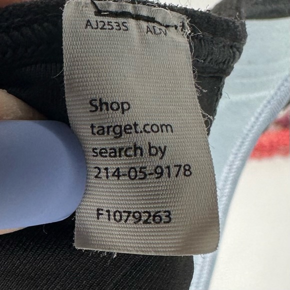 C9 Champion Black Front Zip-Up Sports Bra - Picture 5 of 7